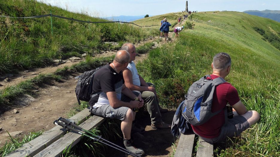 Wakacje 2021
8.08.2021 Bieszczady, trasa na Mala i Duza Rawke n/z Szczyt Duzej Rawki  fot. Adrian Slazok/REPORTER
Adrian Slazok/REPORTER