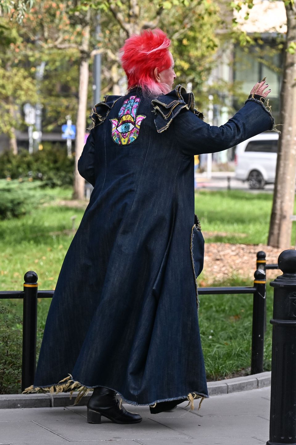 Krystyna Mazurówna "przyłapana" na ulicach Warszawy