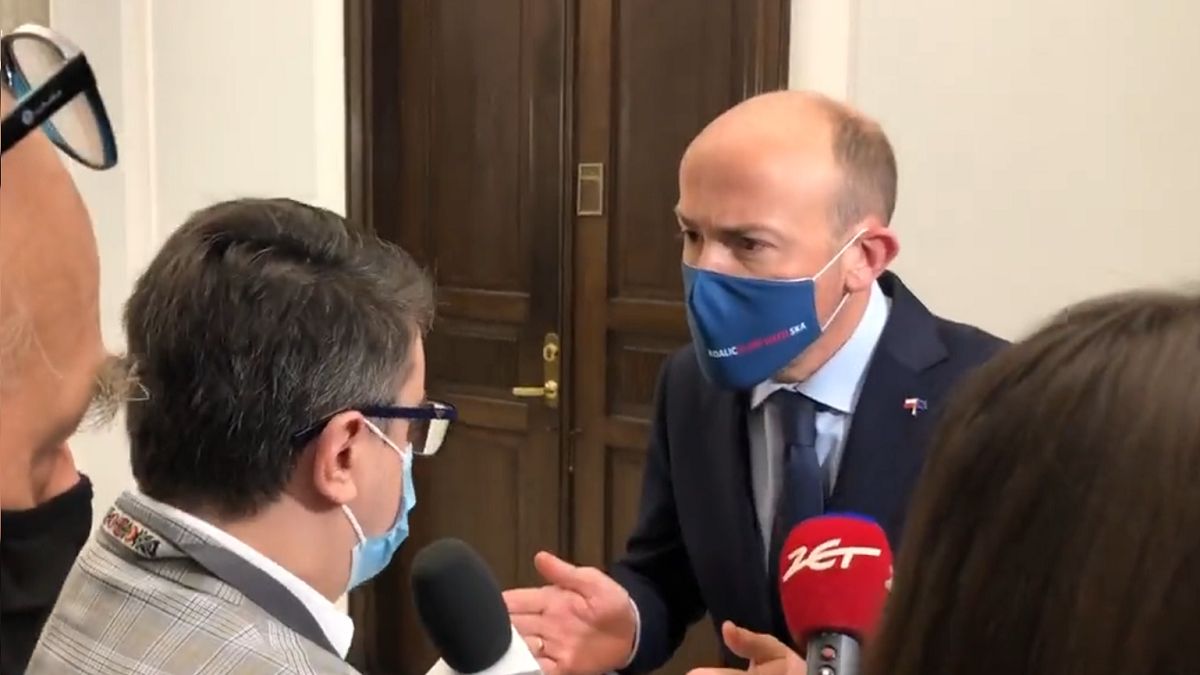 Spięcie Borysa Budki z dziennikarzem TVP 