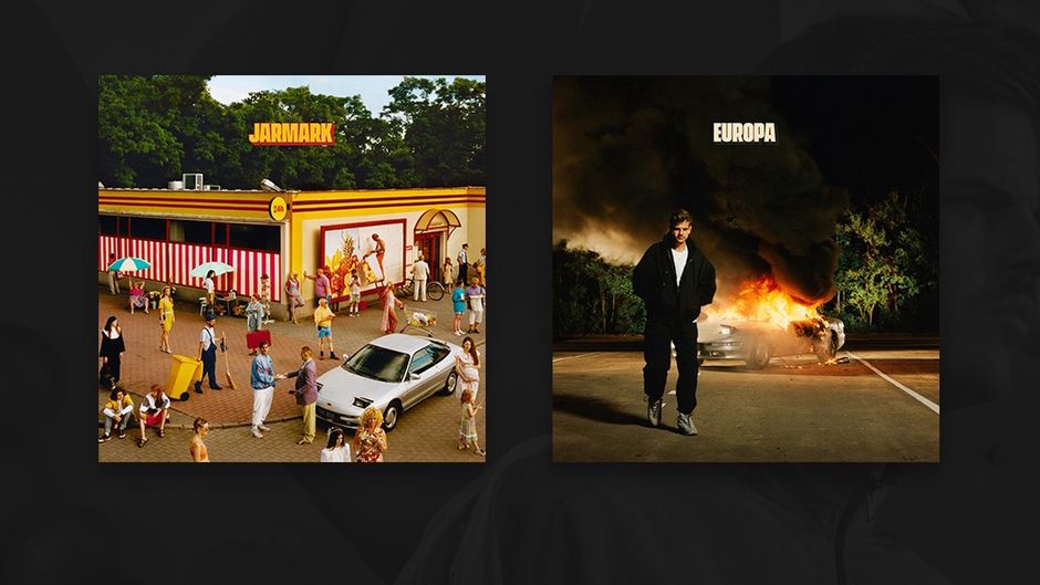 Okładki albumów "JARMARK" i "EUROPA"