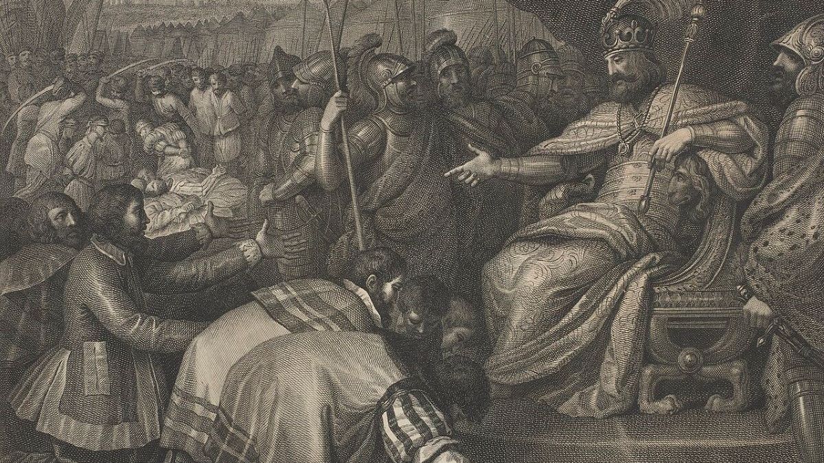 Mieszko II uśmierza bunt Pomorzan