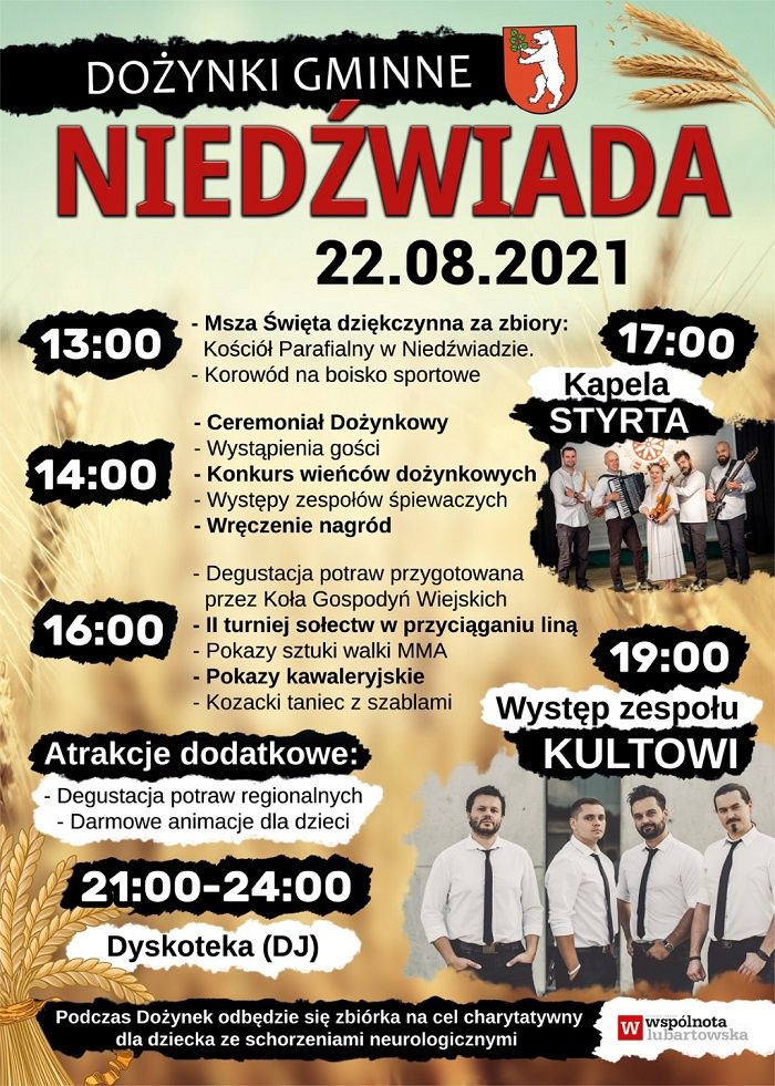 Dożynki Gminy Niedźwiada 2021