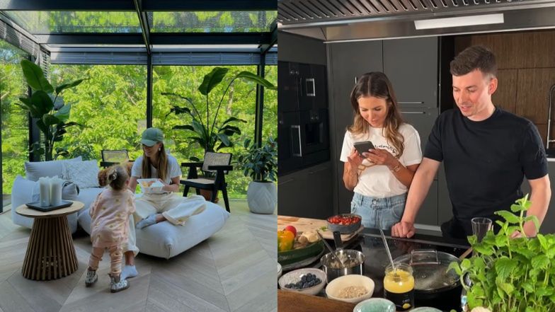 Tak wygląda apartament Lewandowskich na Mokotowie. Zimowy ogród to ich ulubiony kąt