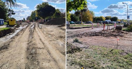 Mieszkańcy zaniepokojeni remontem ul. Samsonowicza. Skarżą się na utrudniony dojazd do mieszkań i brak oświetlenia