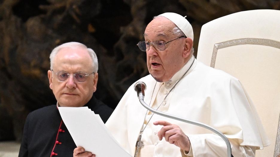 Pope Francis leads the weekly general audience in the Paul VI Hall, Vatican City, 11 December 2024. EPA/MAURIZIO BRAMBATTI Dostawca: PAP/EPA.