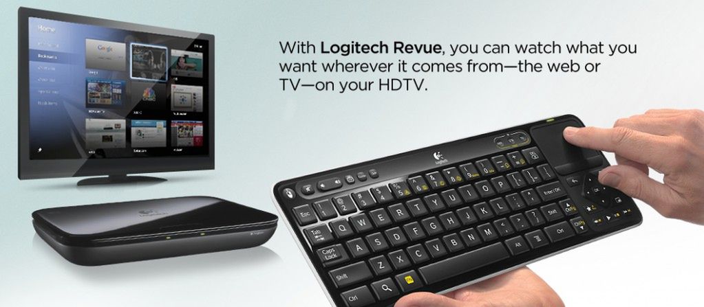 Logitech Revue - GoogleTV z kanapy