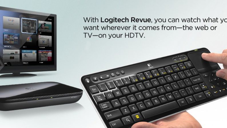 Logitech Revue - GoogleTV z kanapy 1