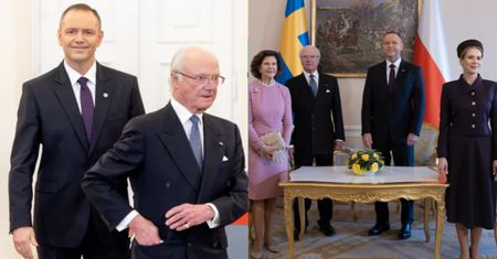 W Pałacu Prezydenckim ugoszczono króla Szwecji z żoną wykwintnym OBIADEM. W menu czereśnie z foie gras i wędzony pstrąg. Smakowicie?
