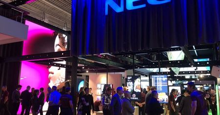 Firma NEC doceniona na targach ISE 2018
