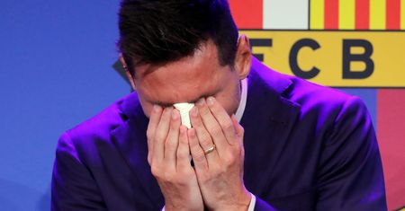 Łzy i łamiący się głos. Smutne obrazki z Barcelony