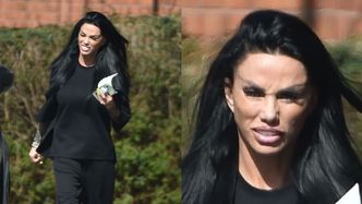 NOWA TWARZ Katie Price wygrzewa się w promieniach słońca