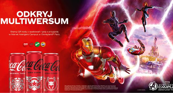 Coca-Cola współpracuje z Marvelem. Specjalna linia napojów i loteria