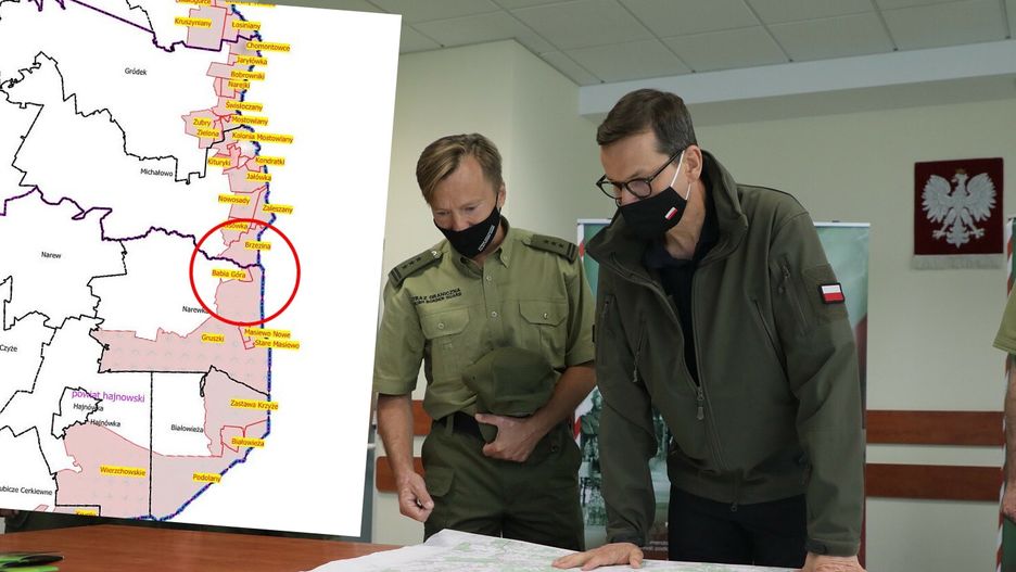 Stan wyjątkowy na granicy z Białorusią.  W gminie Narewka migraci odjechali taksówką sprzed nosa strażników granicznych