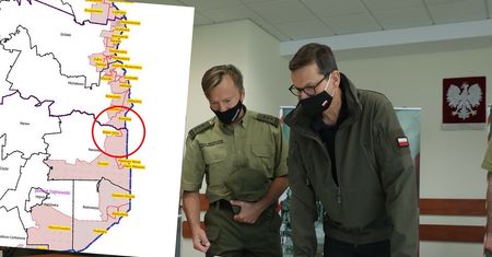 Luka na granicy z Białorusią. Migranci przeszli przez słabo pilnowane miejsce i odjechali taksówką