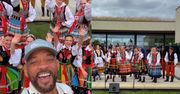 Will Smith zaskoczony przez polski zespół ludowy. "Zabieram ich w trasę"