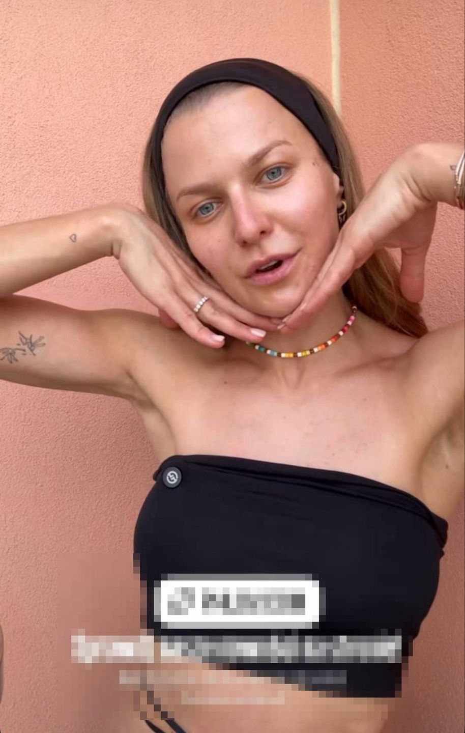 Anna Lewandowska pokazała się bez makijażu