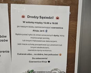 5-letnia Alicja zwróciła się do sąsiadów. Kartka szybko została zerwana