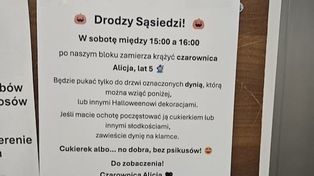 5-letnia Alicja zwróciła się do sąsiadów. Kartka szybko została zerwana
