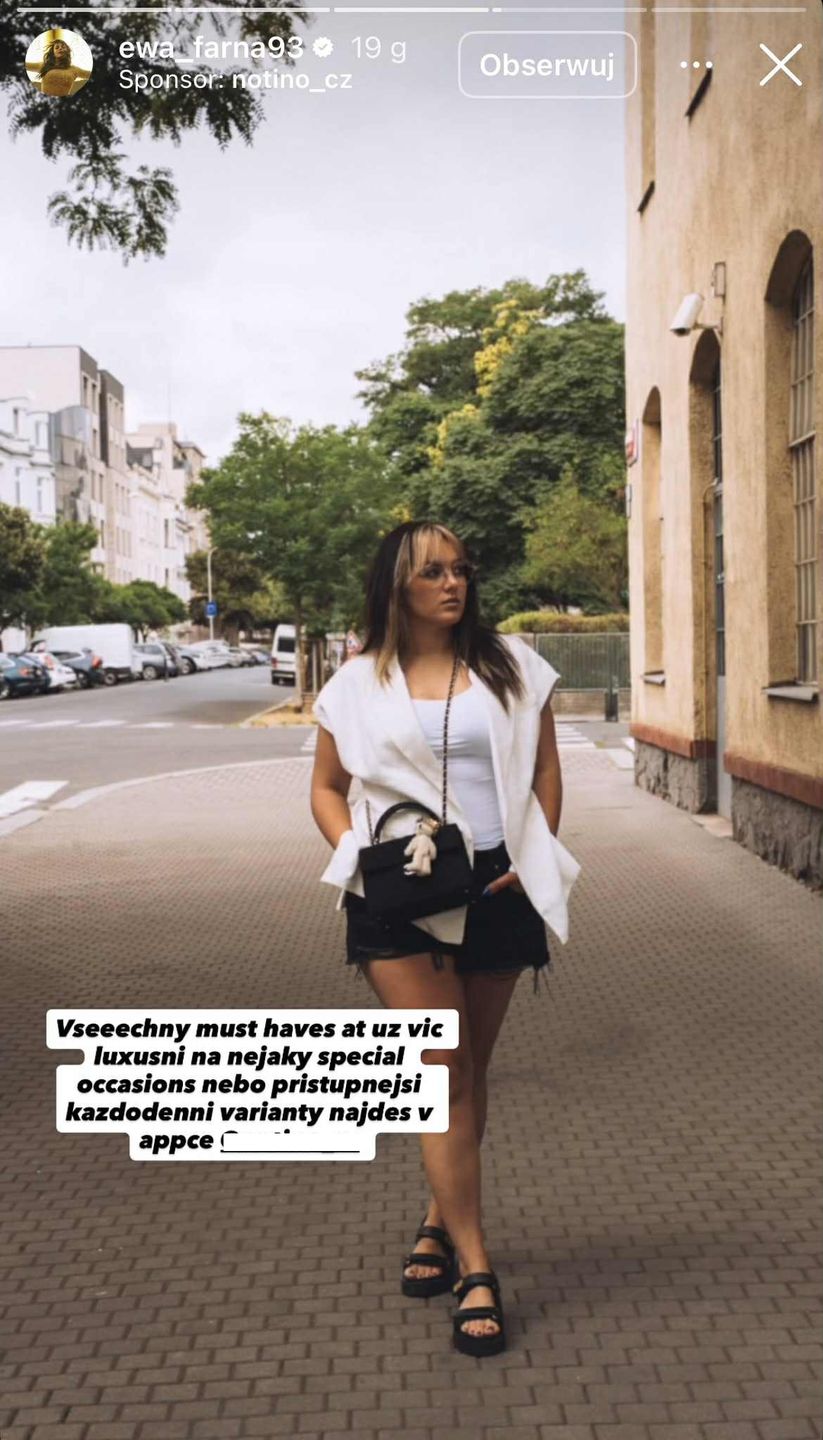 Ewa Farna w letniej stylizacji 