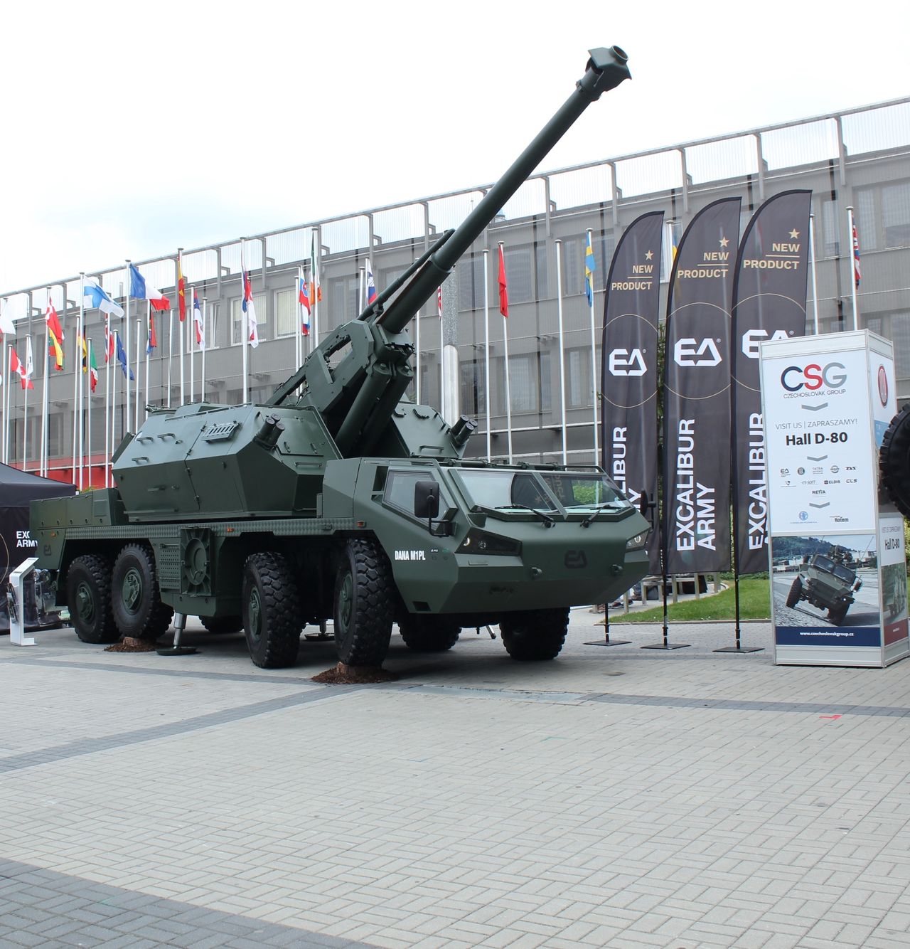 Dana M2 prezentowana podczas targów MSPO 2018.