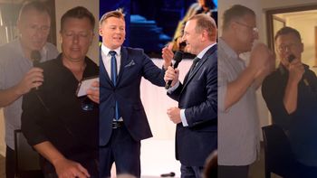 Tymczasem u Kurskich: Jacek i Rafał Brzozowski śpiewają "Przeżyć wszystko jeszcze raz". Przyjaźń z czasów TVP kwitnie?