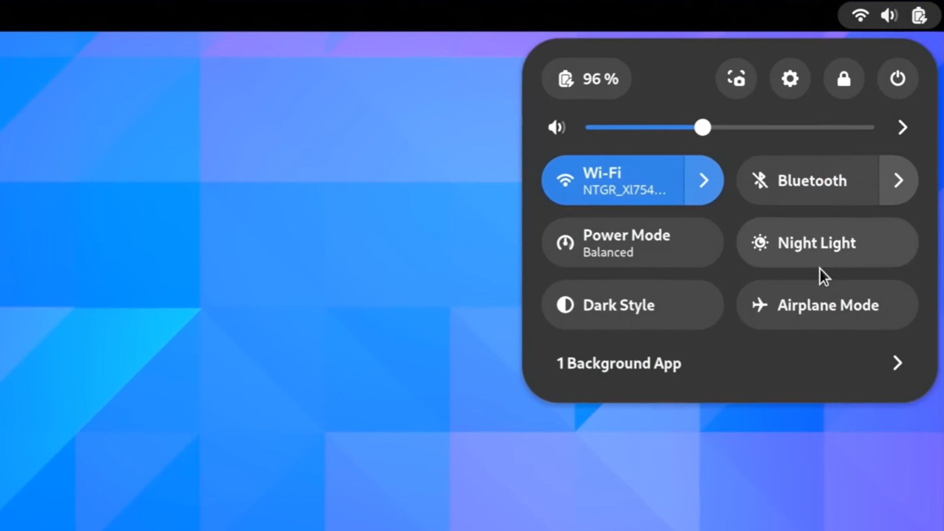 GNOME 44 Fedora
