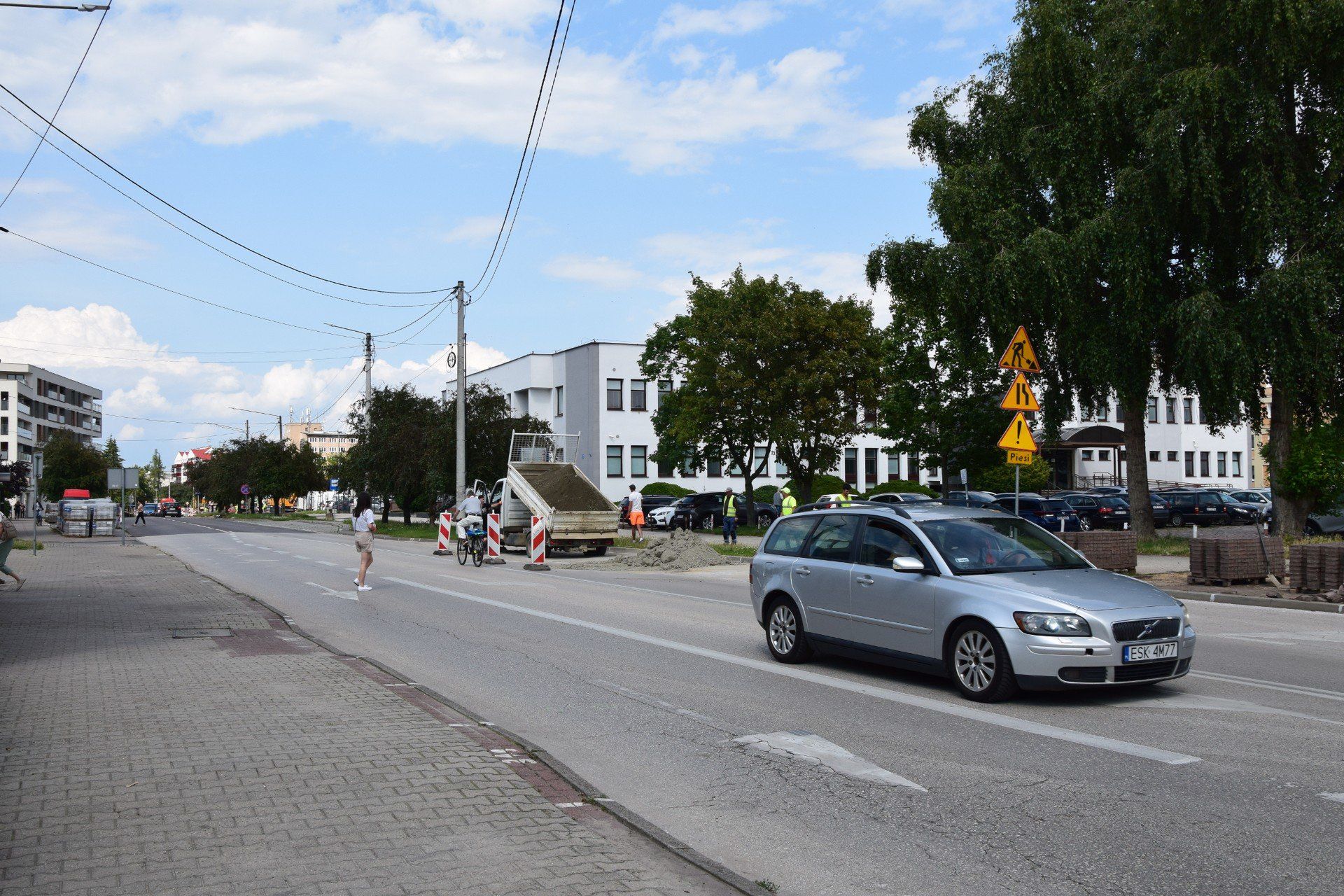 Trwa przebudowa ulicy Reymonta w Skierniewicach