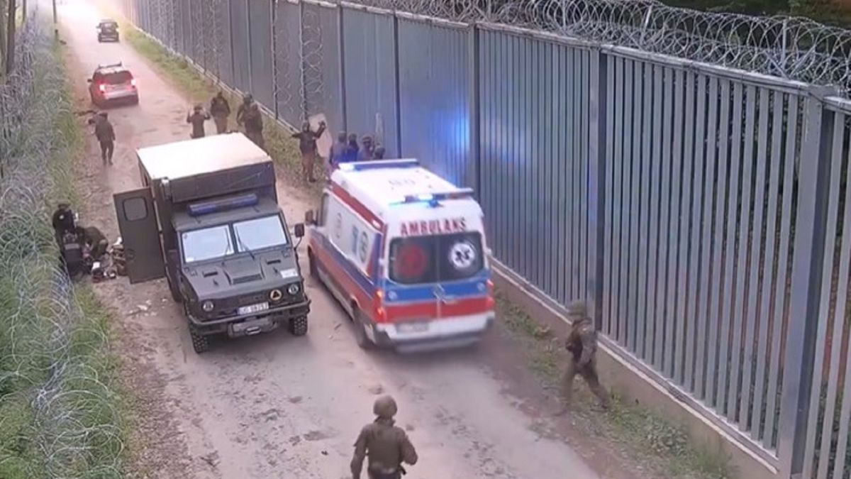 Migranci ranili kilku żołnierzy na granicy.