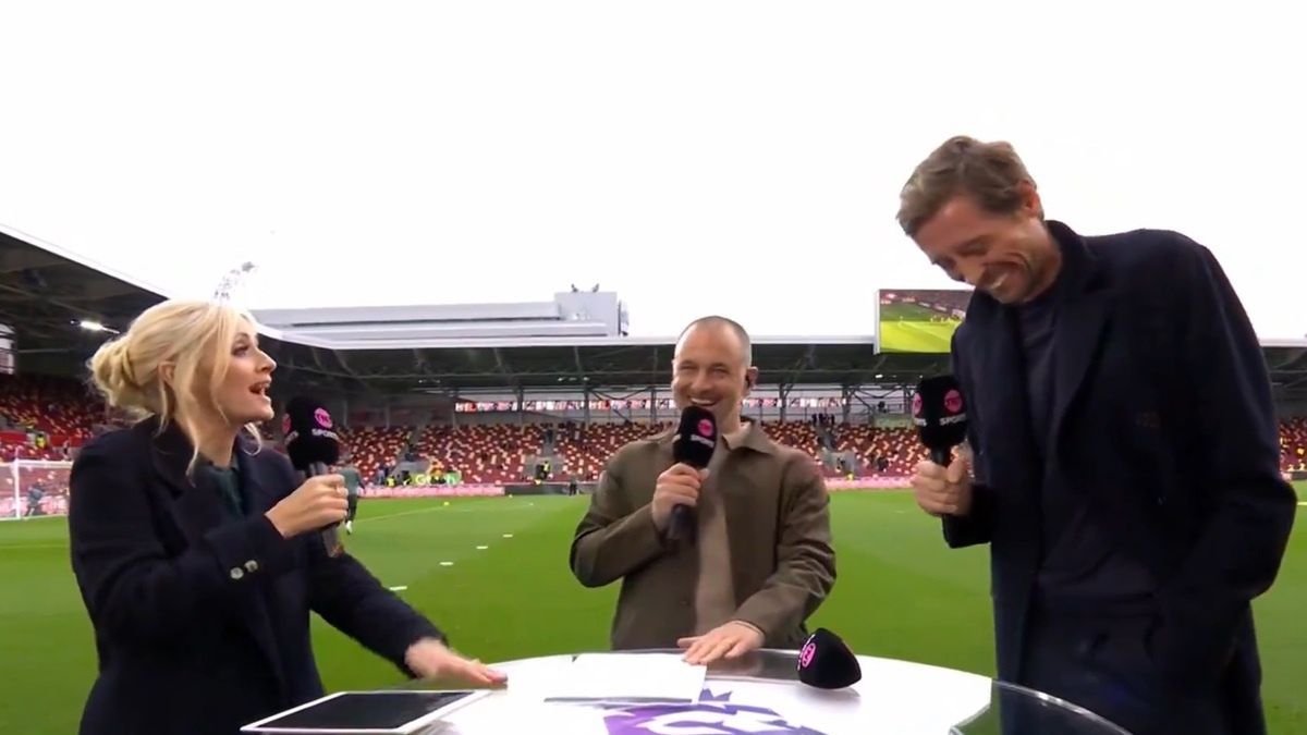 Peter Crouch i Joe Cole w studiu po meczu Premier League