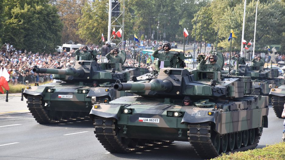 Koreańskie czołgi na defiladzie w Warszawie