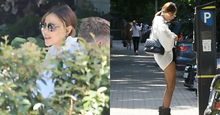 Stylowa Maja Sablewska walczy z parkometrem