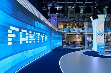 Studio "Faktów", fot. TVN