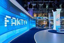 Studio "Faktów", fot. TVN