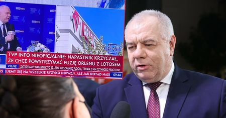 Atak przed PKN Orlen. Sasin obwinił opozycję
