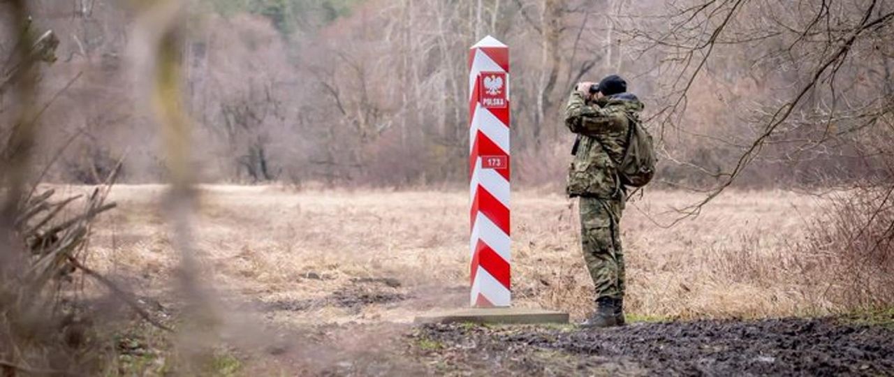 Poza ogrodzeniem granica Polski jest chroniona przez niewidoczne czujniki