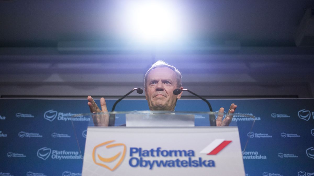 President of the European Peoples Party Donald Tusk seen in Warsaw on July 4, 2021. (Photo by Maciej Luczniewski/NurPhoto via Getty Images)