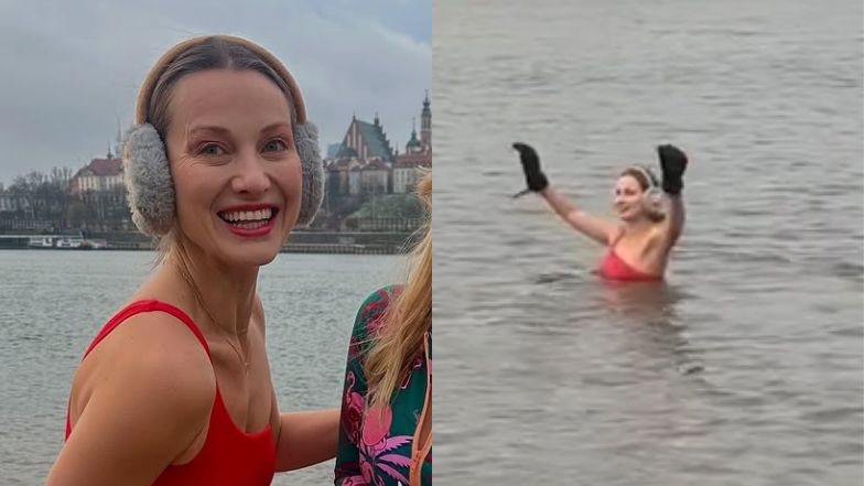 Moro świętuje 40. urodziny, morsując w Wiśle