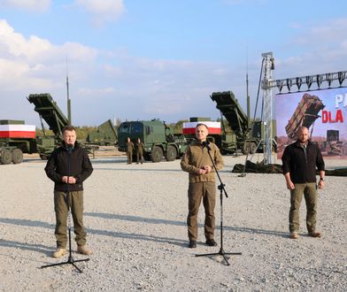 Błaszczak i Duda na testach Patriotów. "Wyprzedzamy naszych partnerów o kilka długości"