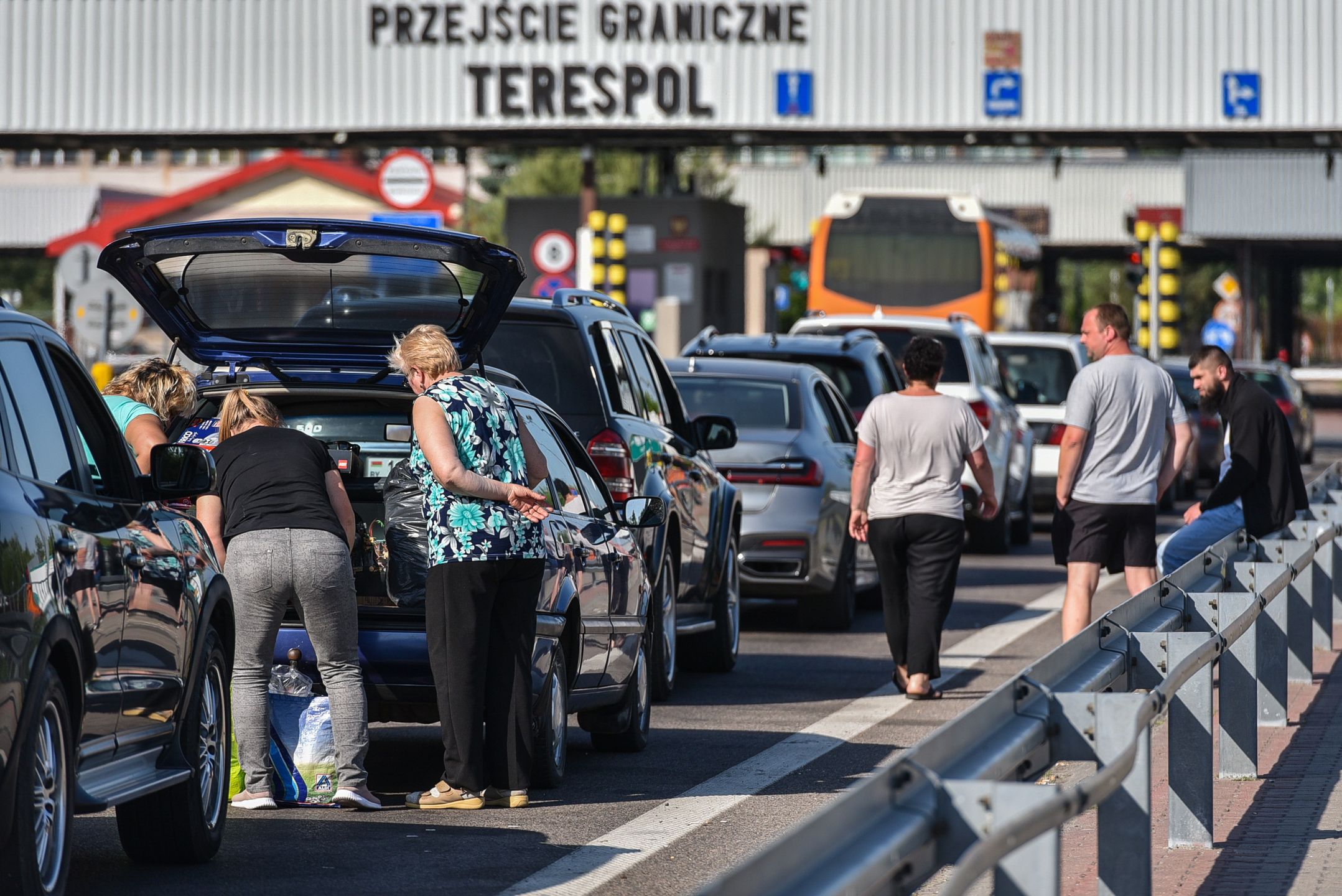 Przejście graniczne z Białorusią w Terespolu