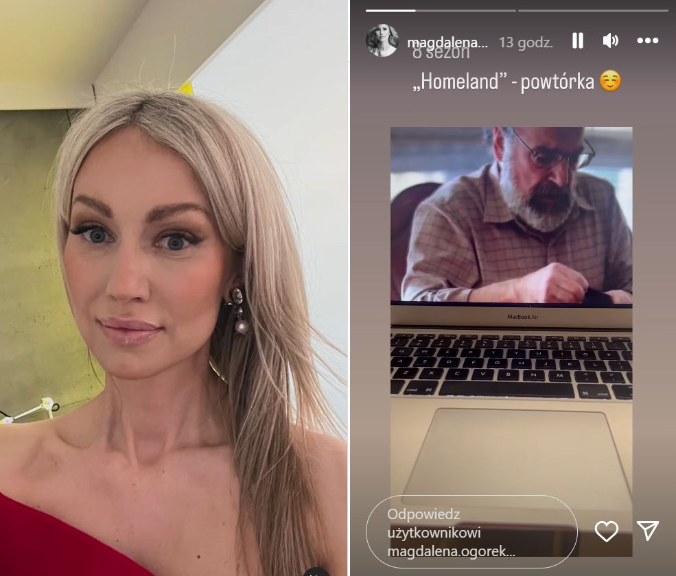 Magdalena Ogórek i "porywający" filmik na InstaStory