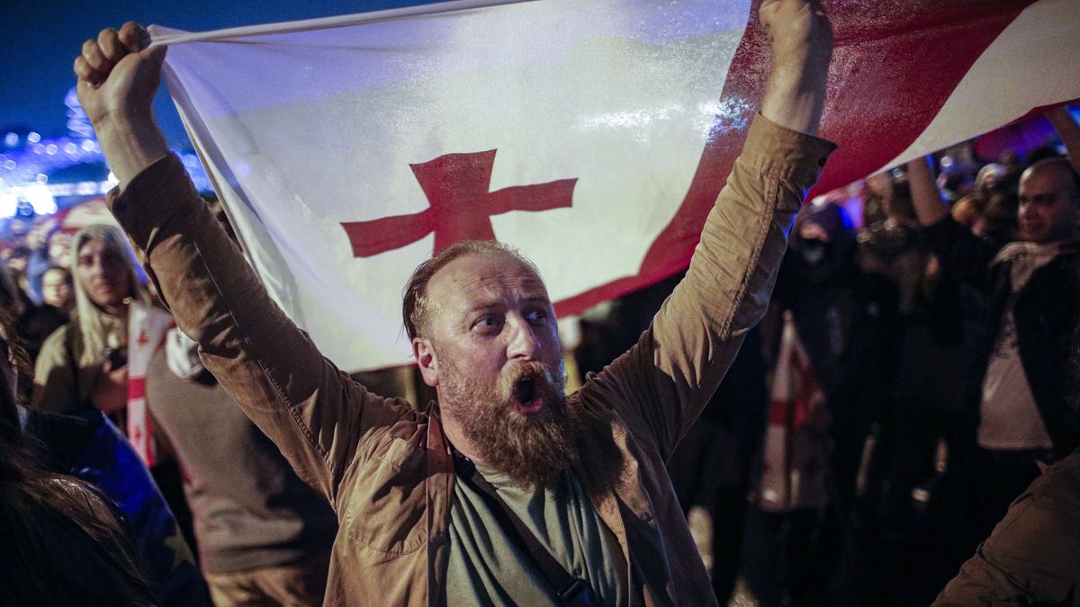 Protest w Tbilisi przeciwko ustawie o "zagranicznych agentach"