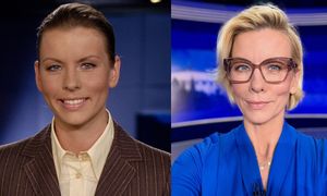 Anita Werner odkopała fotki sprzed 25 LAT. "Prawie to samo studio TVN24 i prawie ta sama ja" (ZDJĘCIA)
