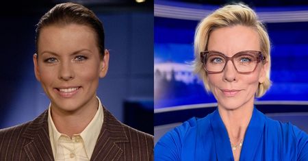 Anita Werner odkopała fotki sprzed 25 LAT. "Prawie to samo studio TVN24 i prawie ta sama ja" (ZDJĘCIA)