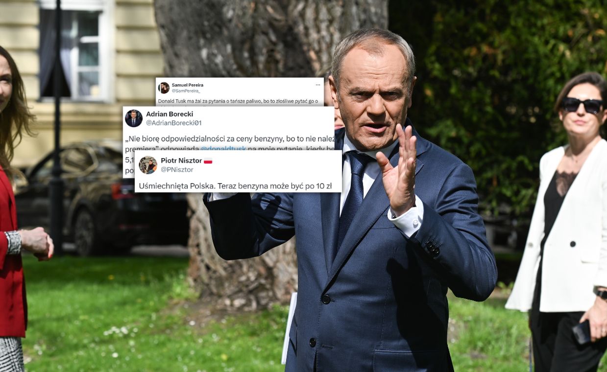 Tusk powiedział, co z ceną benzyny. Lawina komentarzy