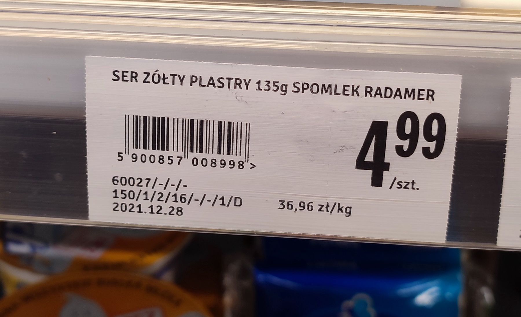 Ceny żywności przed i po obniżce podatku VAT

