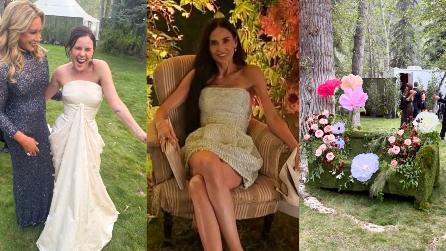 Demi Moore na ślubie córki