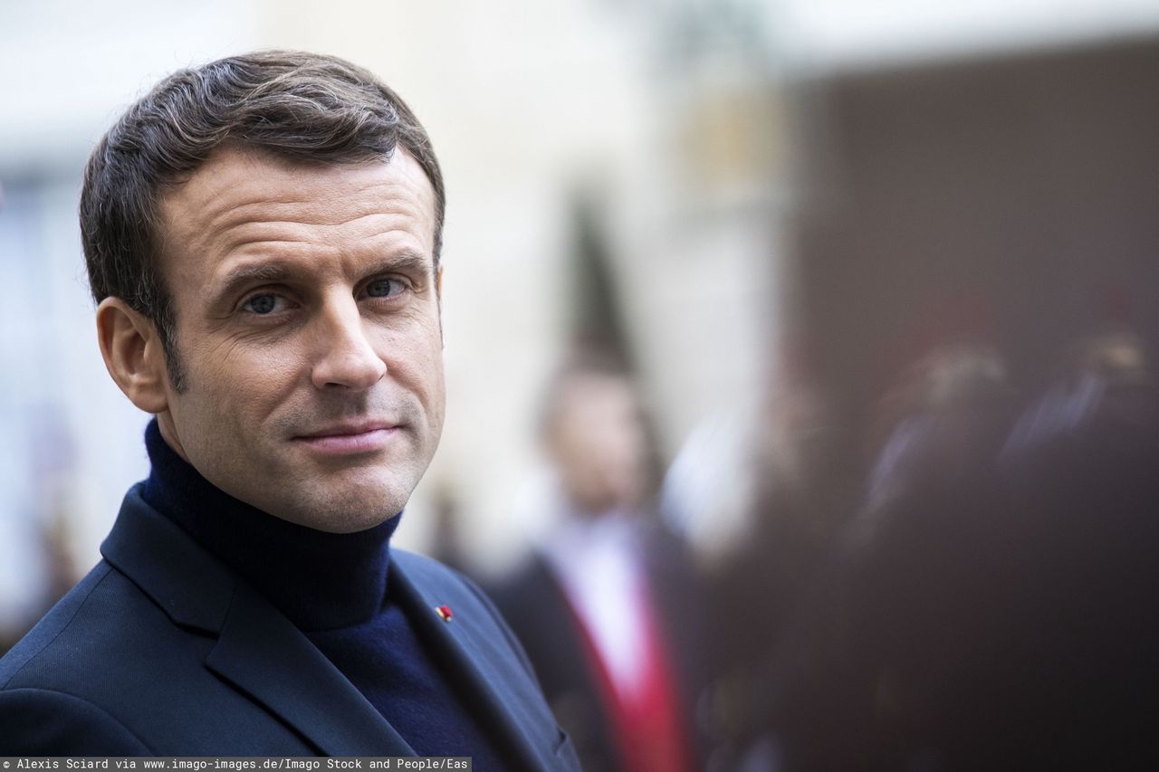 Emmanuel Macron (Alexis Sciard via www.imago-images.de/Imago Stock and People/Eas)