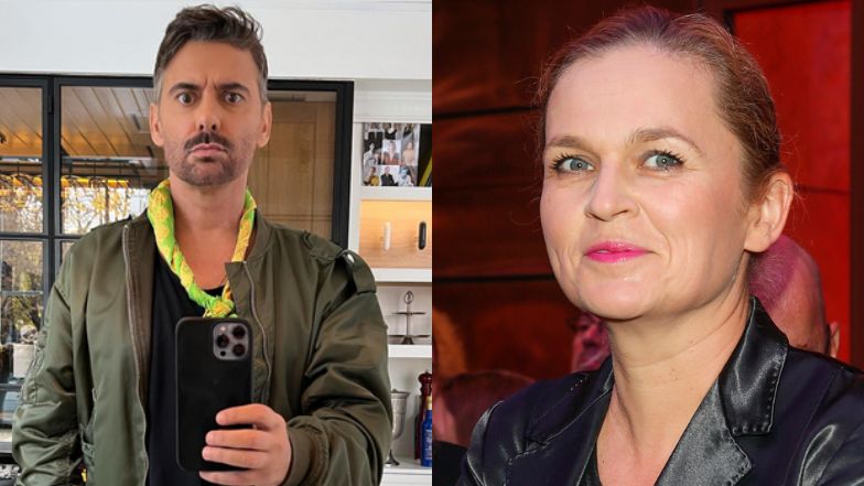 Marcin Tyszka pokazał okładkę z Barbarą Nowacką