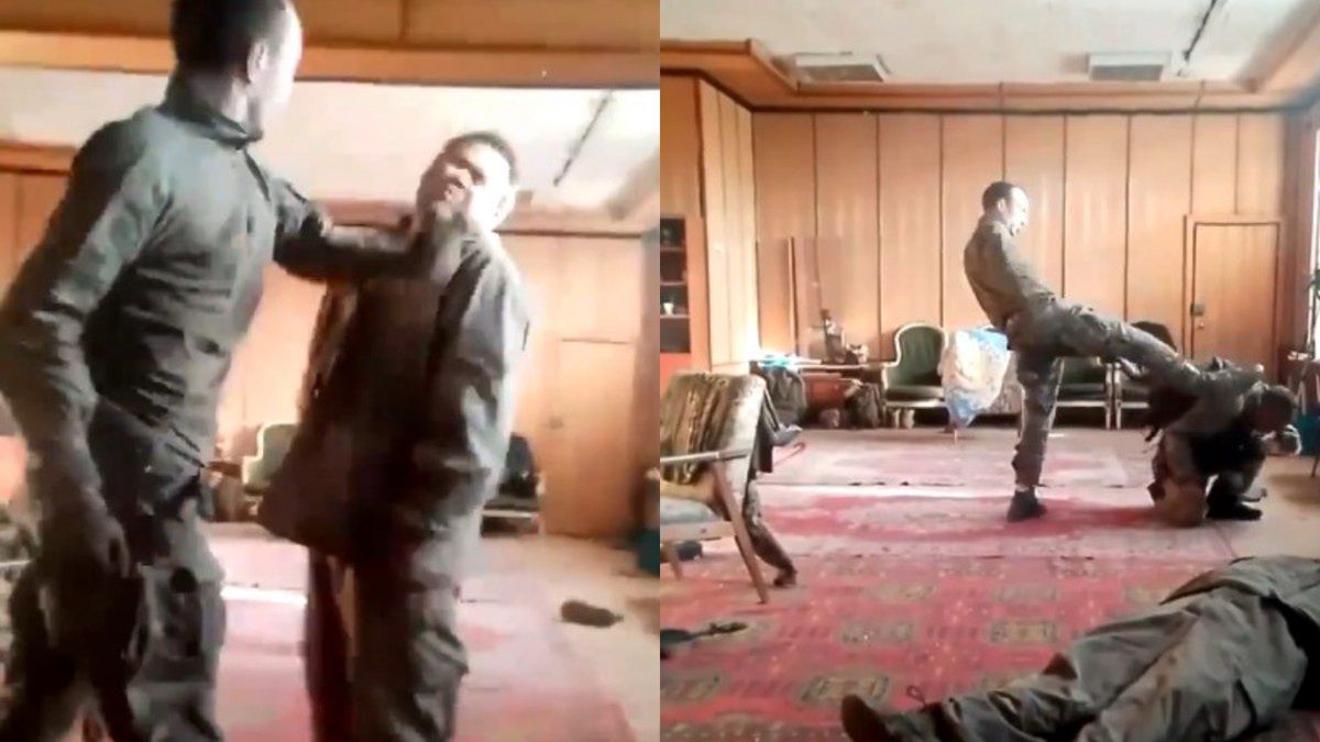 Pobicie żołnierzy przez dowódcę.