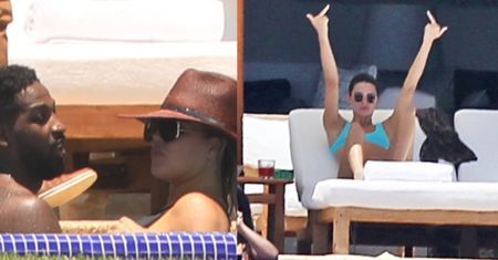 Khloe Kardashian wypoczywa z niewiernym chłopakiem i siostrą Kendall w Meksyku (ZDJĘCIA)